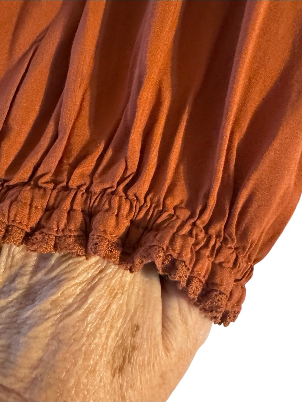 DEMOCRACY SPICE COLOR EMBROIDERED TOP XLARGE #I - Picture 5 of 9
